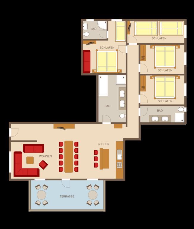 Ferienanlage Hechenbergerhof Bichlbach Chambre photo