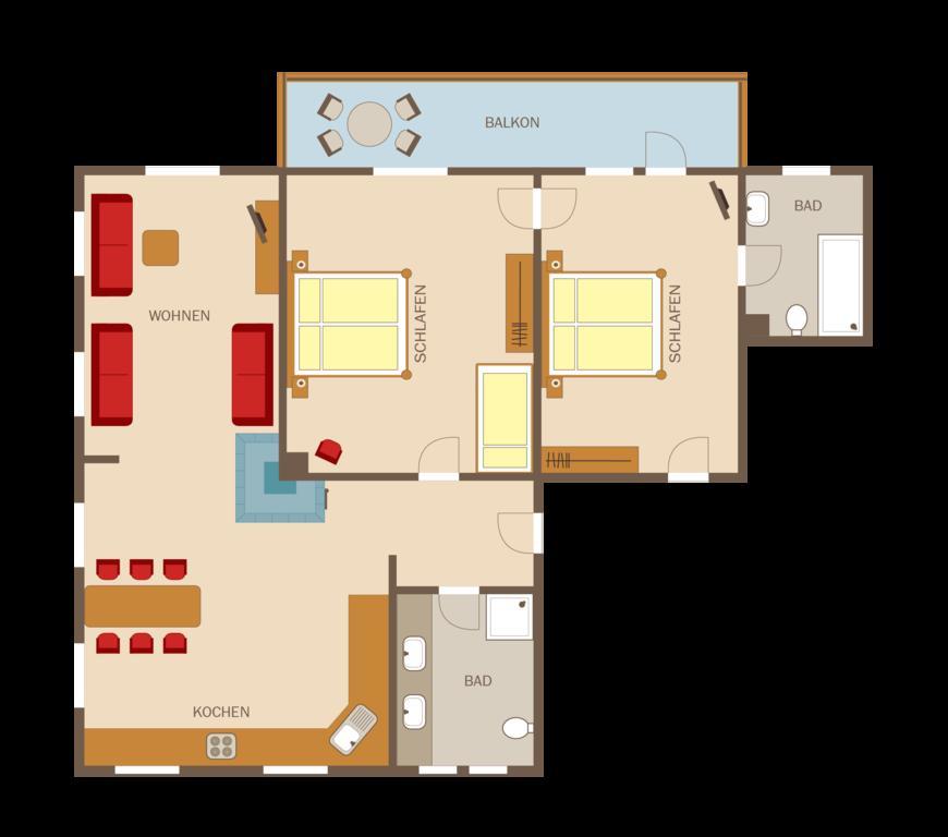 Ferienanlage Hechenbergerhof Bichlbach Chambre photo